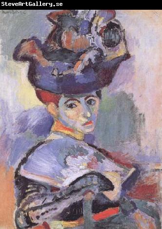 Henri Matisse Woman with Hat (Madame Matisse) (mk35)